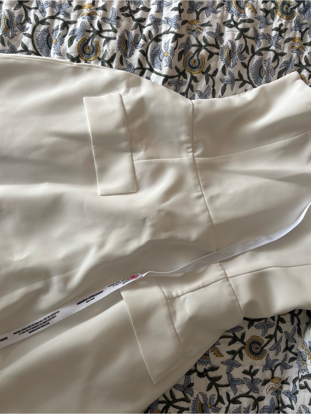 Amanda Uprichard Bethany Romper - White Strapless -NWT - Picture 3 of 4